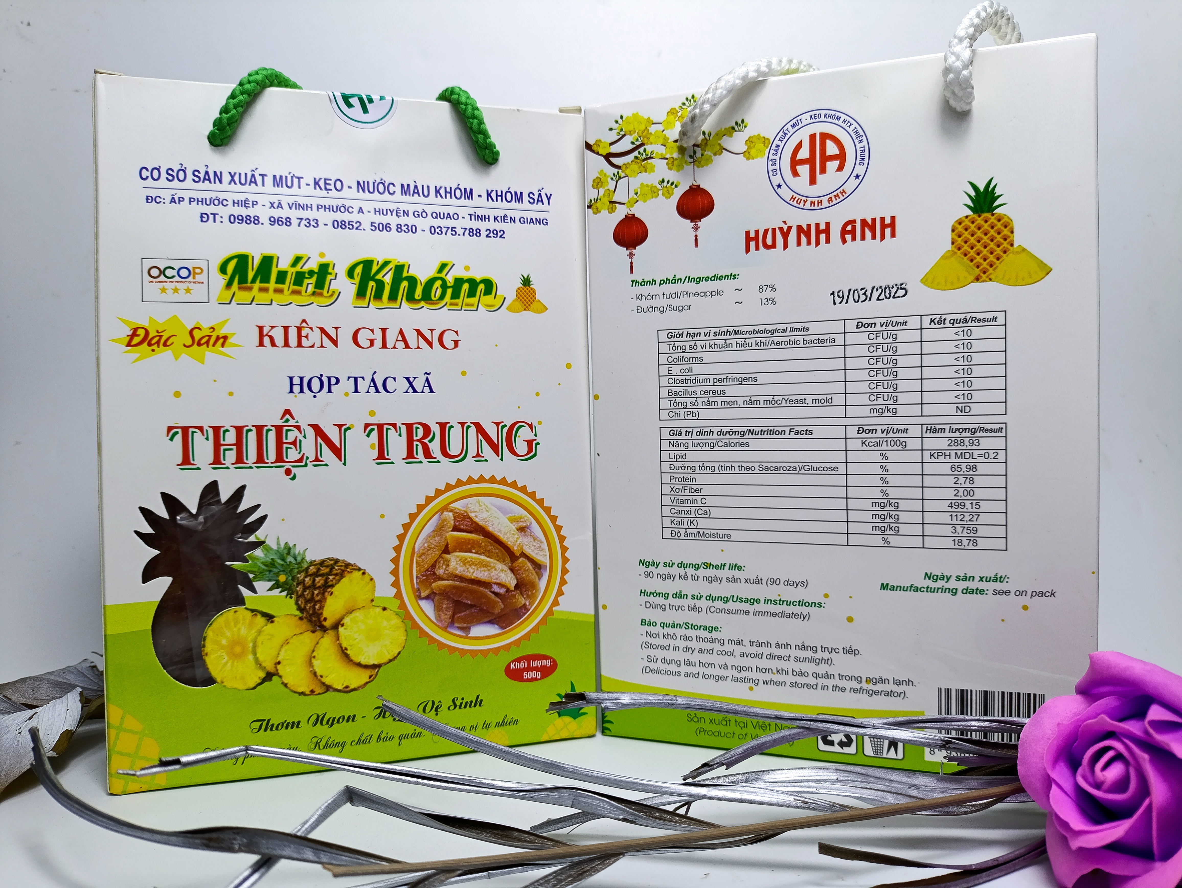 Mứt khóm Thiện Trung
