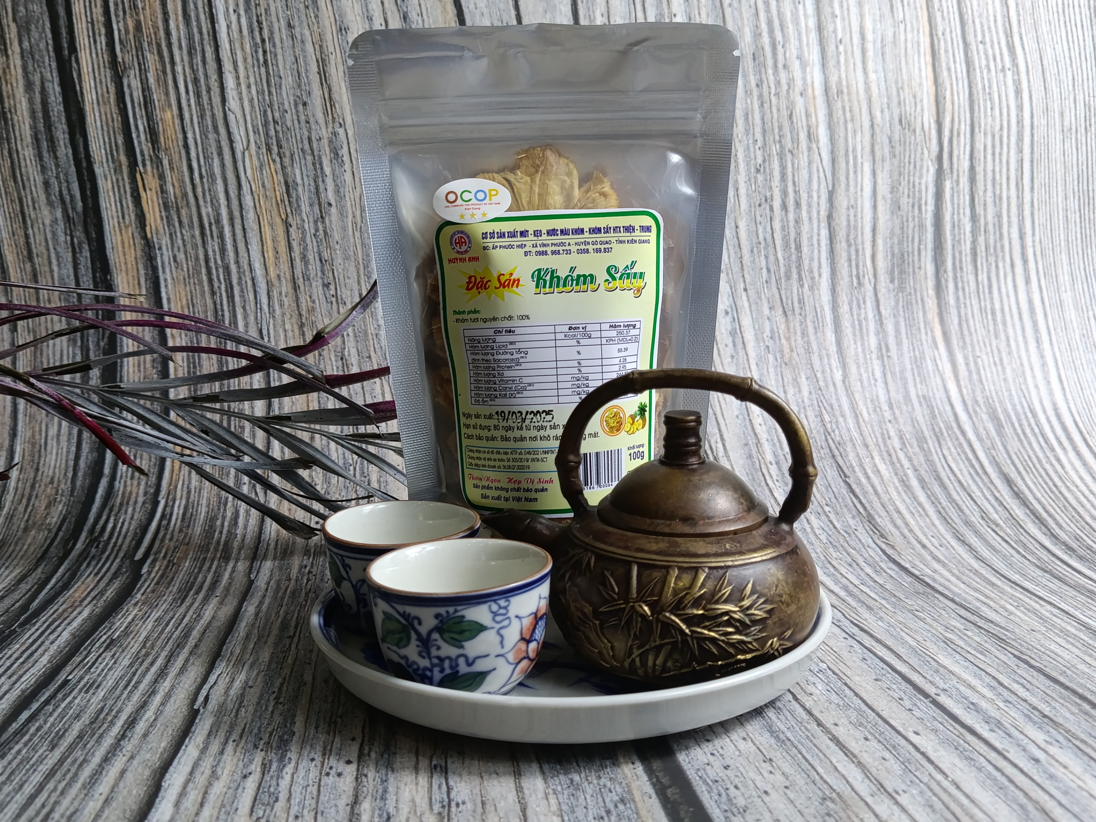 Khóm sấy Thiện Trung