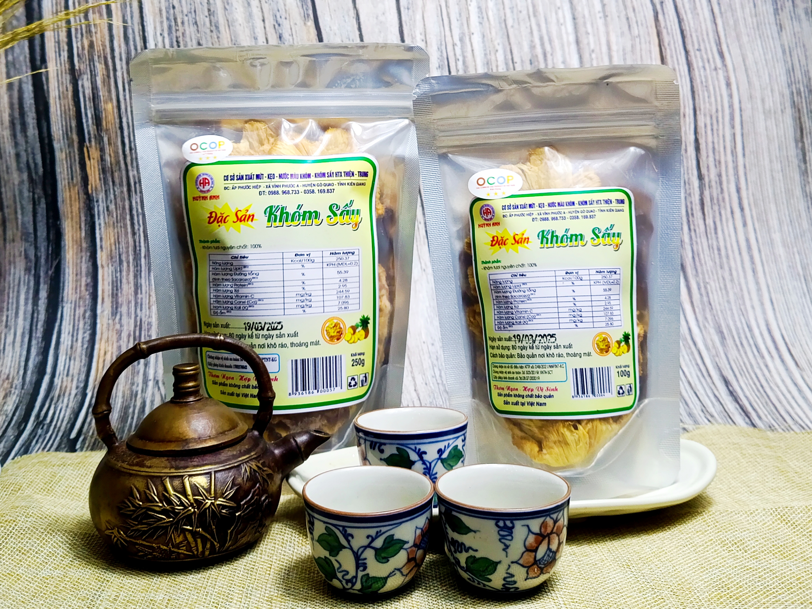 Khóm sấy Thiện Trung