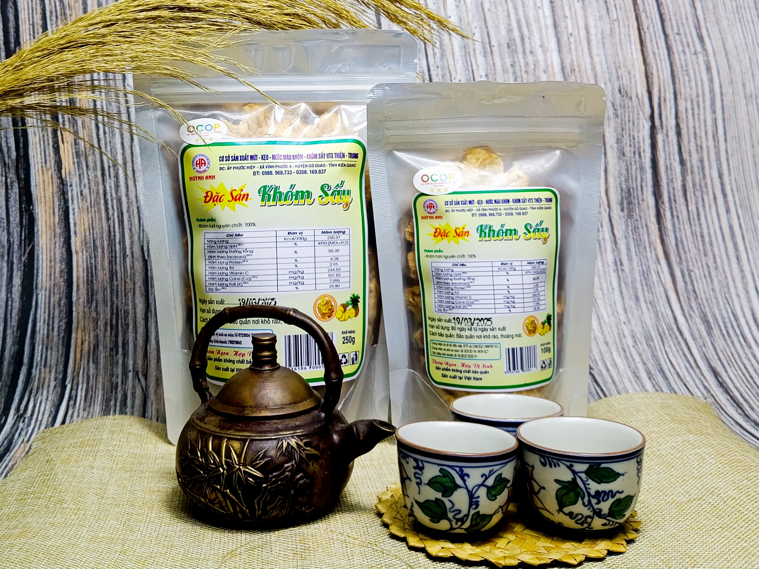Khóm sấy Thiện Trung
