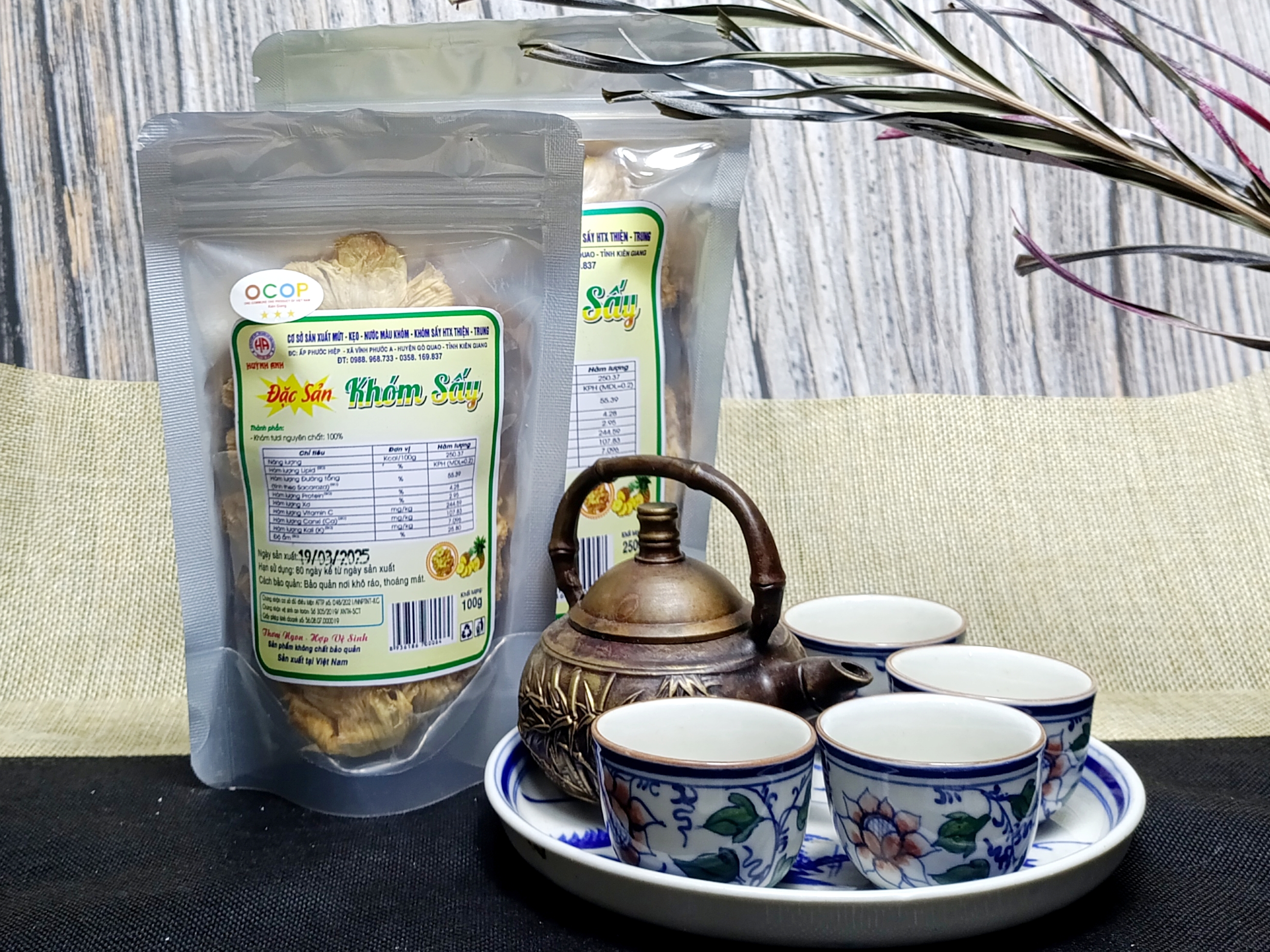 Khóm sấy Thiện Trung