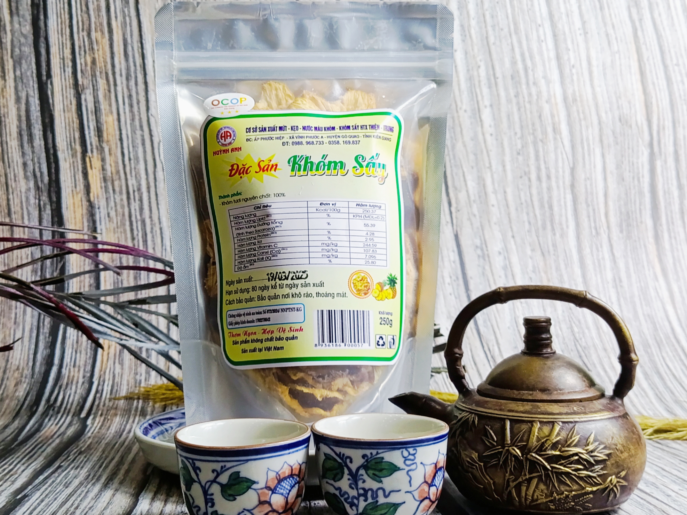 Khóm sấy Thiện Trung